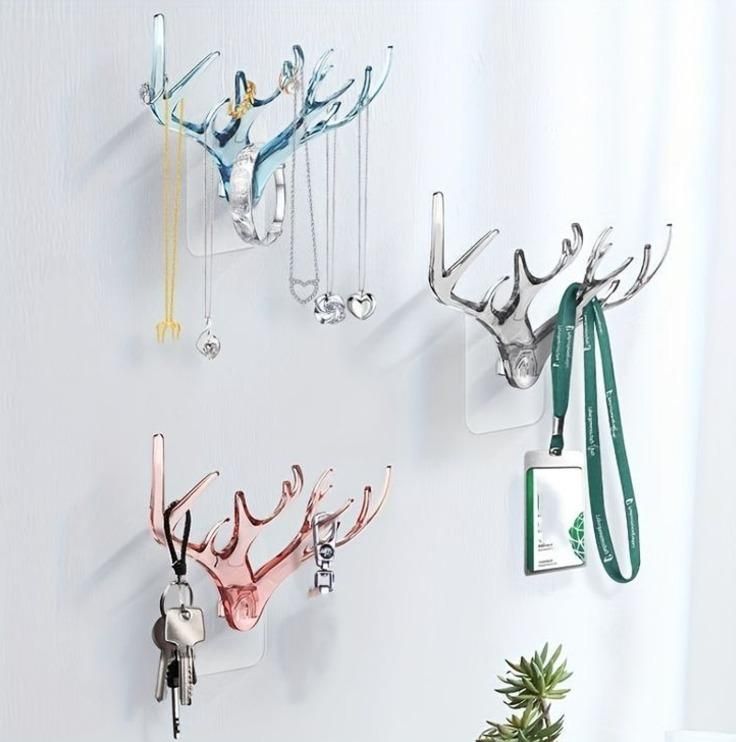 Deer Horns Antler Wall Hook – Stylish Wall-Mounted Storage Hanger | NISHU Superstores