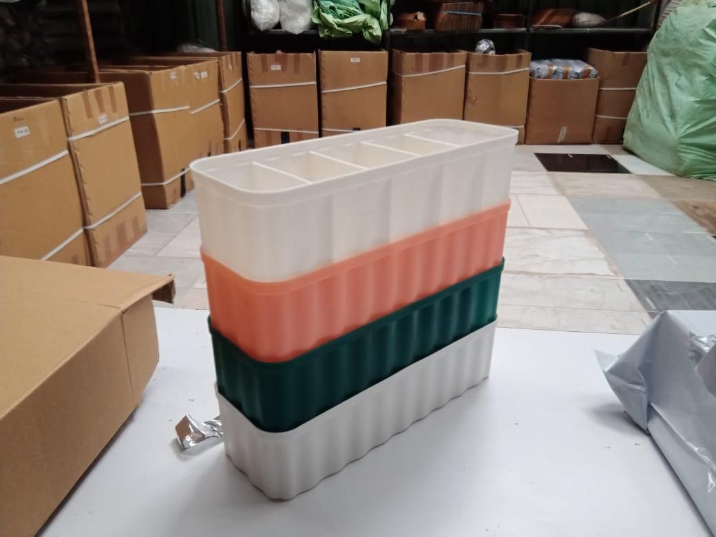 Drawer Organizers (Pack of 4) | Multi-Compartment Storage Boxes for Home & Office | NISHU Superstores