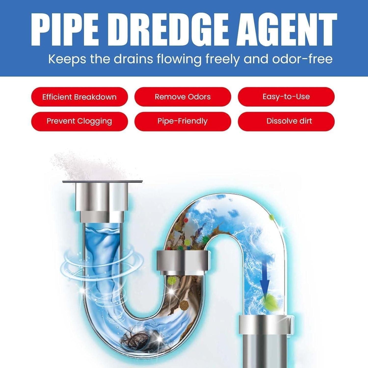 Cleaning Kitchen Pipe Dredging Agent 260g – Fast & Effective Drain Cleaner | NISHU Superstores