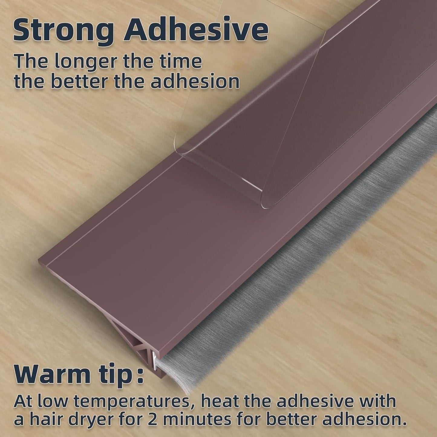 Door Draft Stopper With Brush – Energy Saving & Home Utility | NISHU Superstores