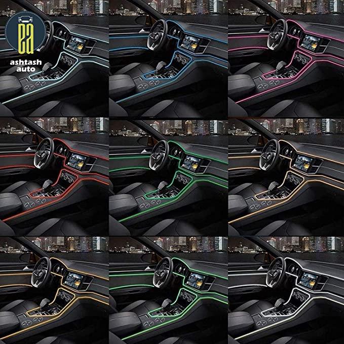 5M EL Wire Neon LED Strip – Car Interior & Party Décor Light | Waterproof Flexible Tube | NISHU Superstores