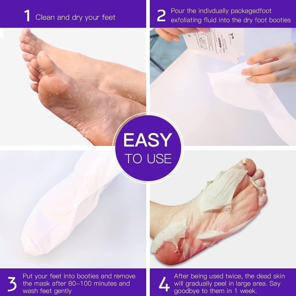 Exfoliating Foot Mask – Hydrating Sock Pedicure Essential for Soft & Smooth Feet | NISHU Superstores