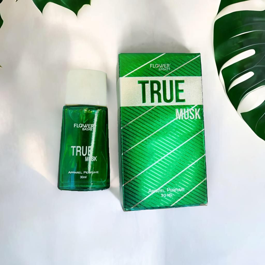 Flower Basket True Musk Apparel Perfume – Long-Lasting Fragrance 30ml | NISHU Superstores