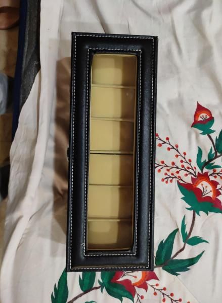Wood Watch Box Organizer with Glass Display – Elegant Storage Case for Watches | NISHU Superstores