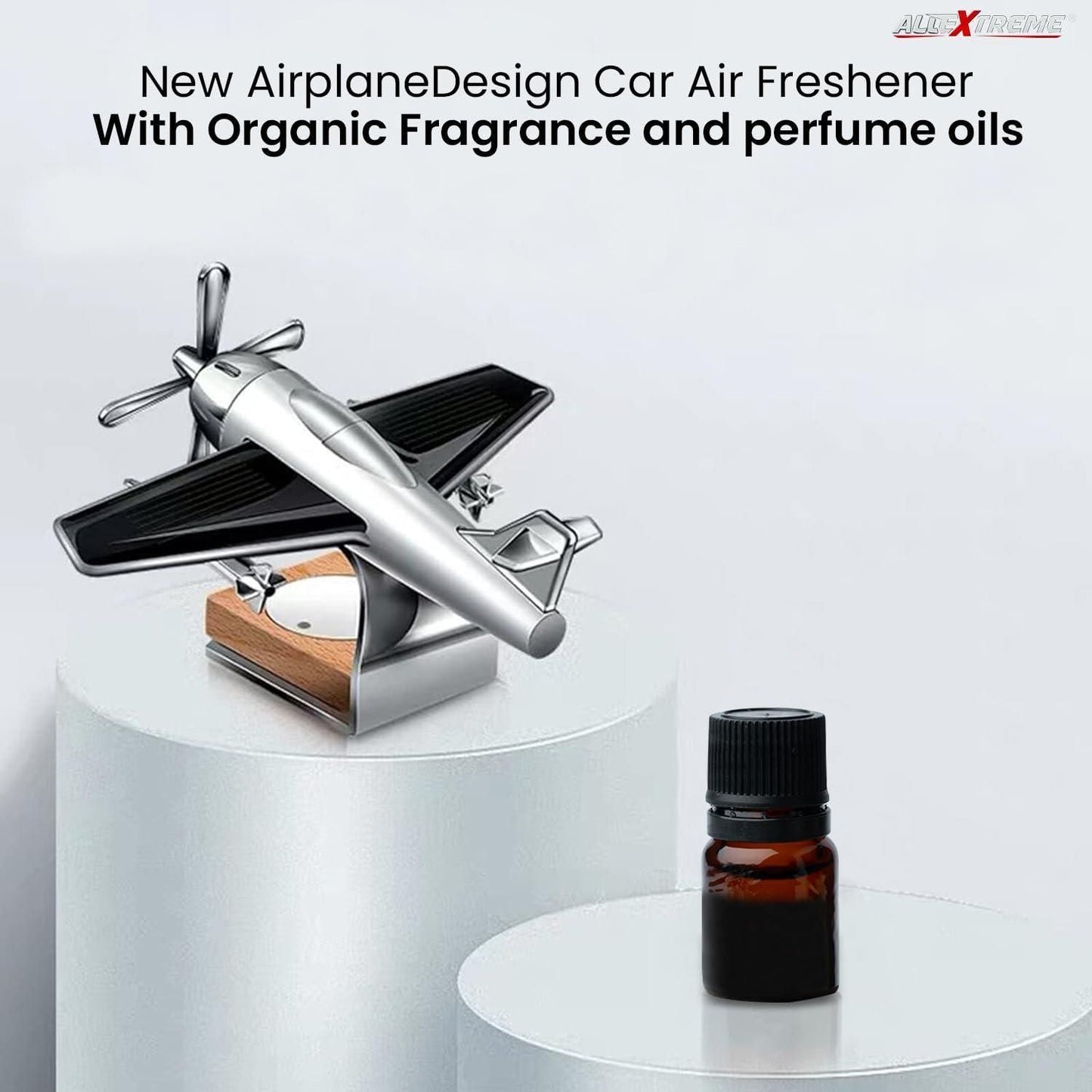 360° Rotating Fan Car Air Freshener with Perfume Oil | Stylish Fragrance Diffuser | NISHU Superstores