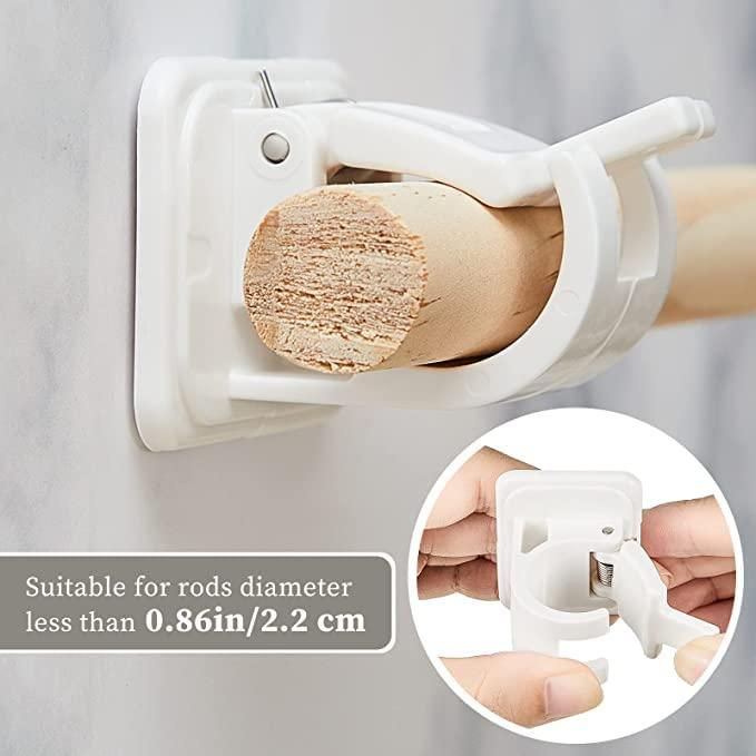 Self-Adhesive Wall Mount Clip Hooks (Pack of 2) – Instant Stick-On Hangers | NISHU Superstores