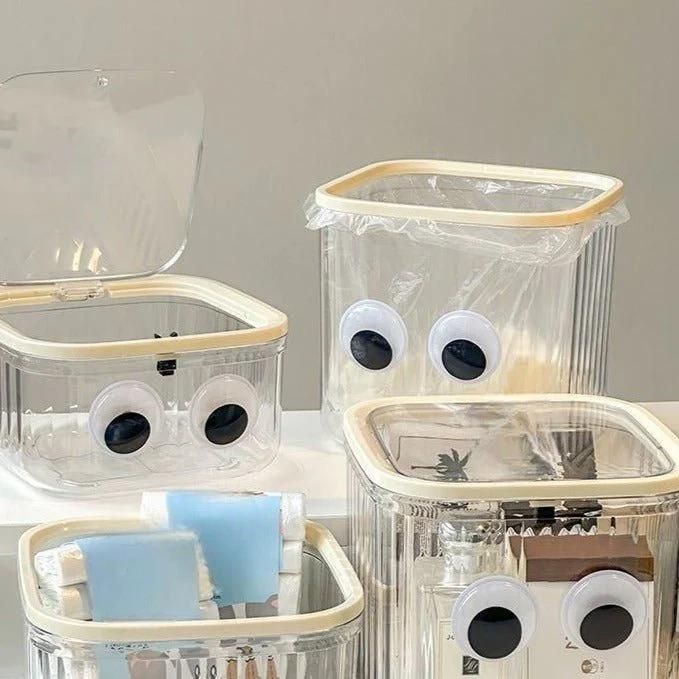 Cute Cartoon Trash Can with Lid – Mini Dustbin for Kids Room | NISHU Superstores