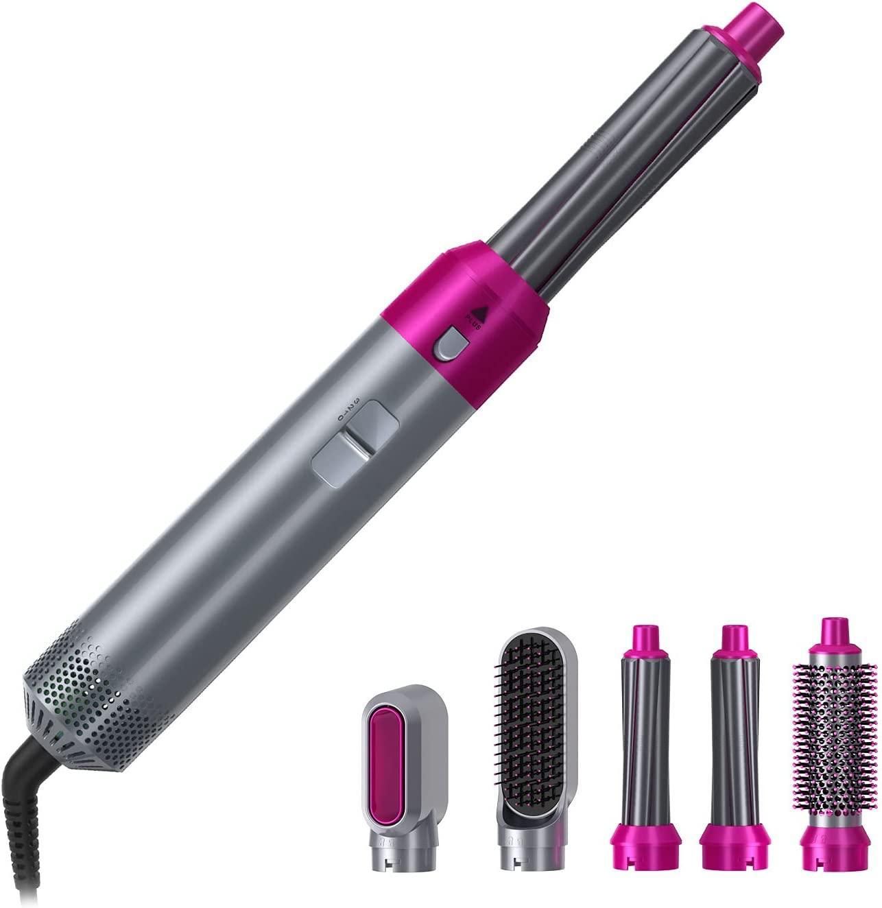 5 in 1 Hair Styling Tool | Hot Air Brush Hair Dryer with Comb – NISHU Superstores