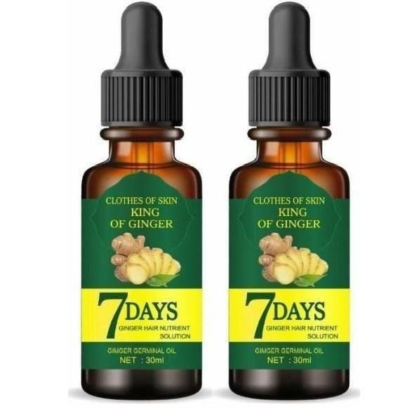 Ginger Hair Growth Germinal Oil 30ml (Pack of 2) – Boost Hair Growth & Reduce Hair Fall | NISHU Superstores