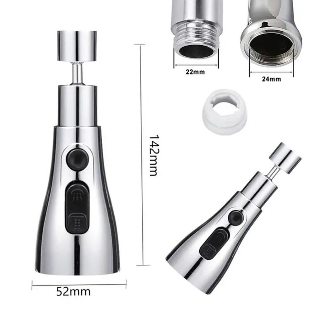 3 Modes Kitchen Sink Faucet Tap – 360° Rotating Water Saving Nozzle | NISHU Superstores