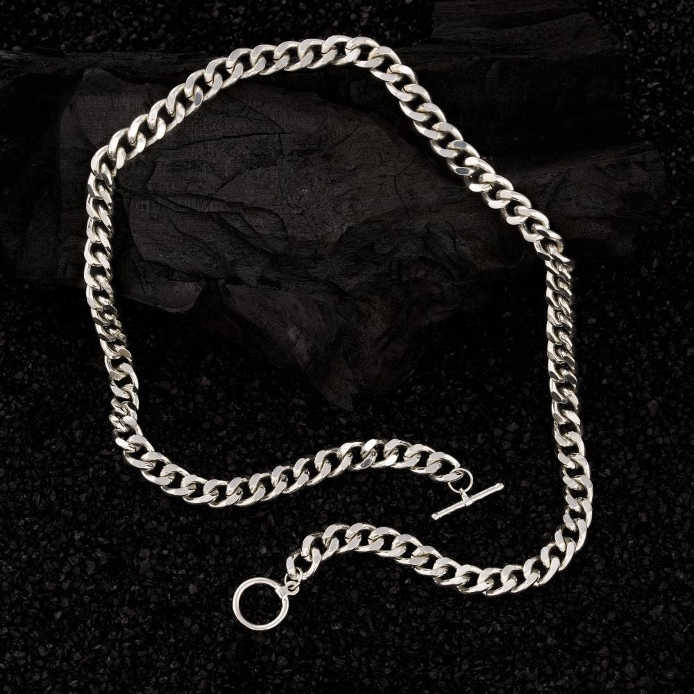 Silver Plated Cuban Style Chain for Men – Thick, Heavy & Bold Look | NISHU Superstores