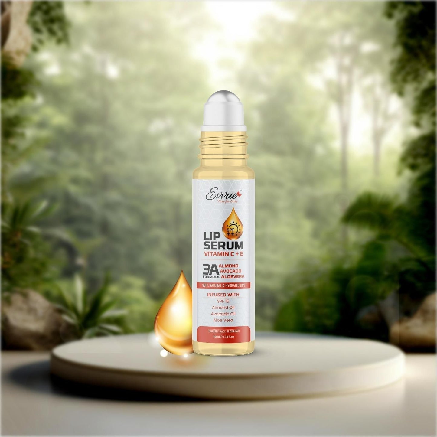 EVVUE Vitamin C + E Lip Serum Oil (10ml) – Nourishing Lip Care | NISHU Superstores