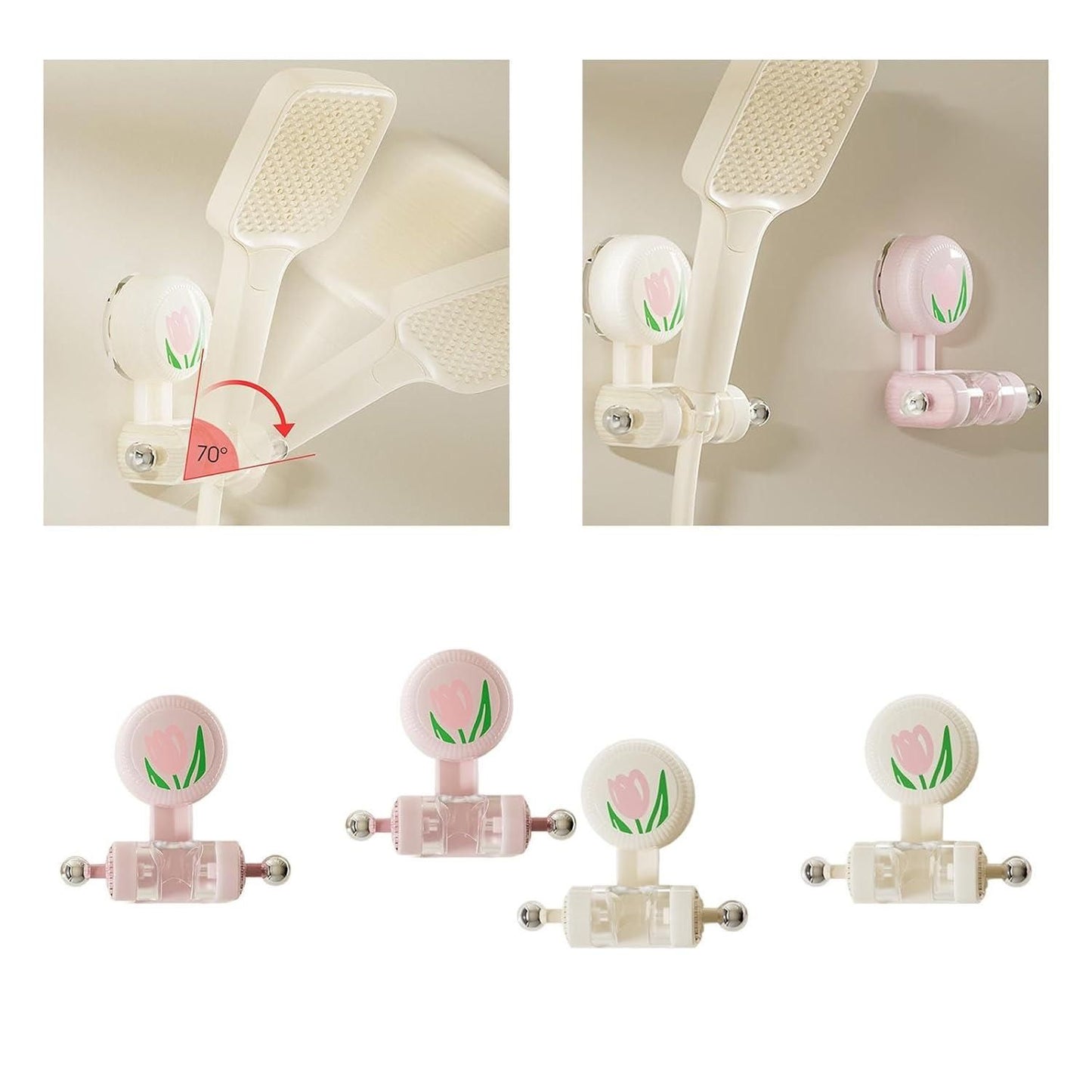 Adjustable Suction Cup Shower Head Holder – Cute Wall Mount for Kids | NISHU Superstores