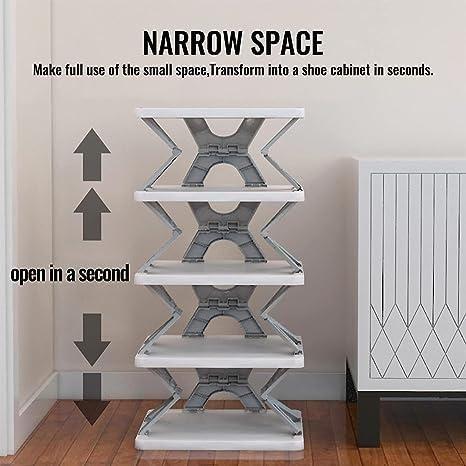 Smart Foldable 5-Layer Shoe Rack | Space Saver from NISHU Superstores