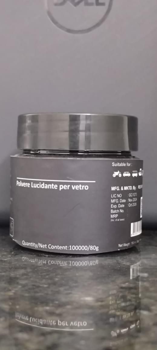 Polvere Lucidante Per Vetro – Car Glass Polishing Powder 80g (Pack of 2) | NISHU Superstores