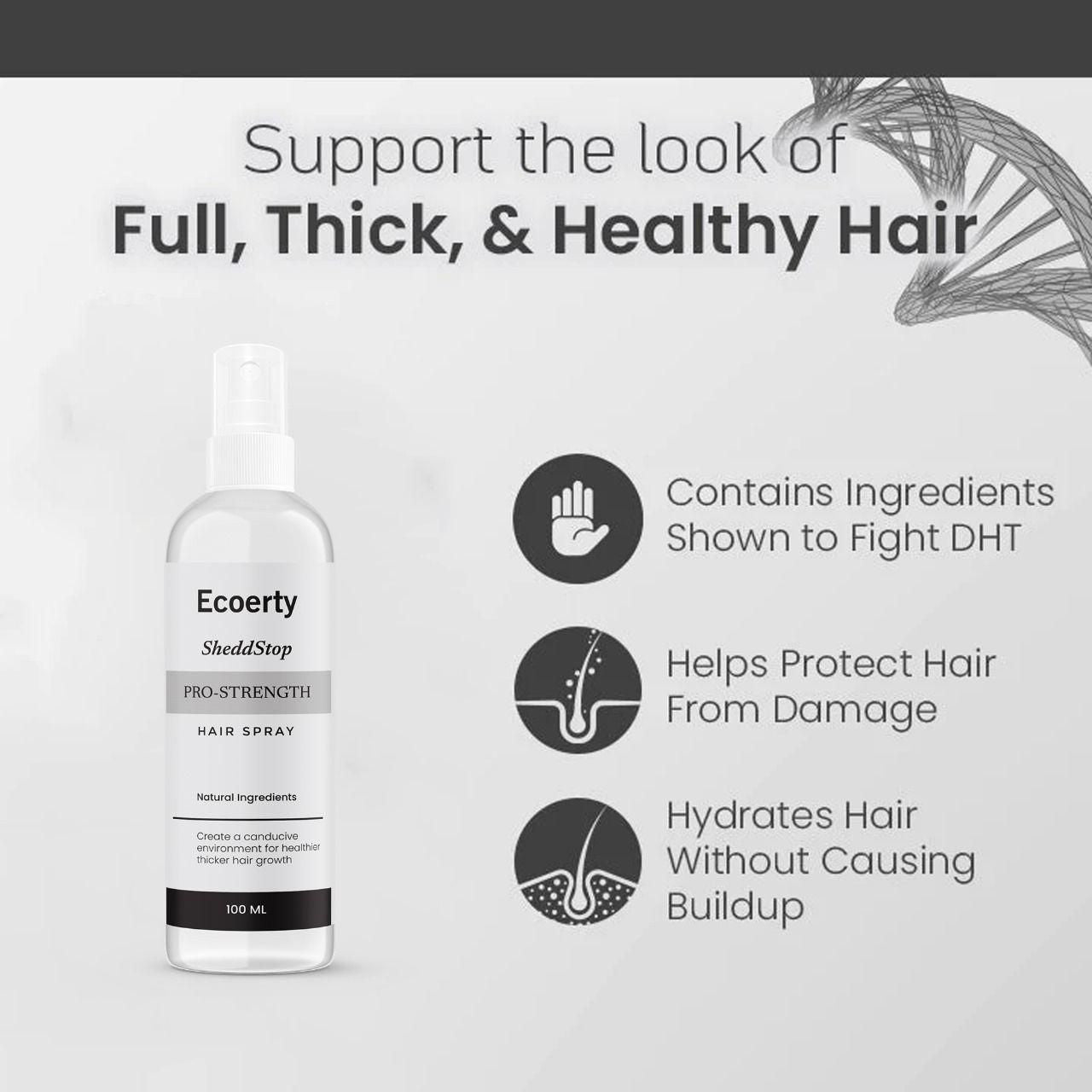 Esotery Shedd Stop Pro-Strength Hair Spray 100ml – Reduce Hair Fall & Strengthen Roots | NISHU Superstores