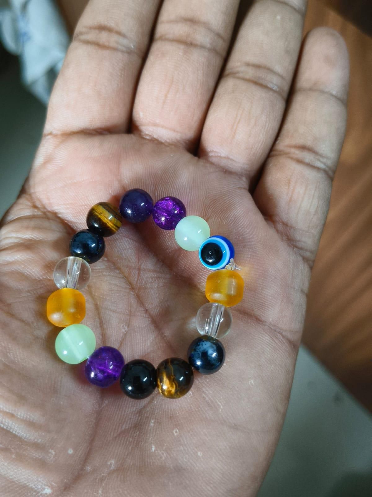 Natural Jade Round Beads Bracelet – Pack of 2 Healing Stone Jewelry | NISHU Superstores