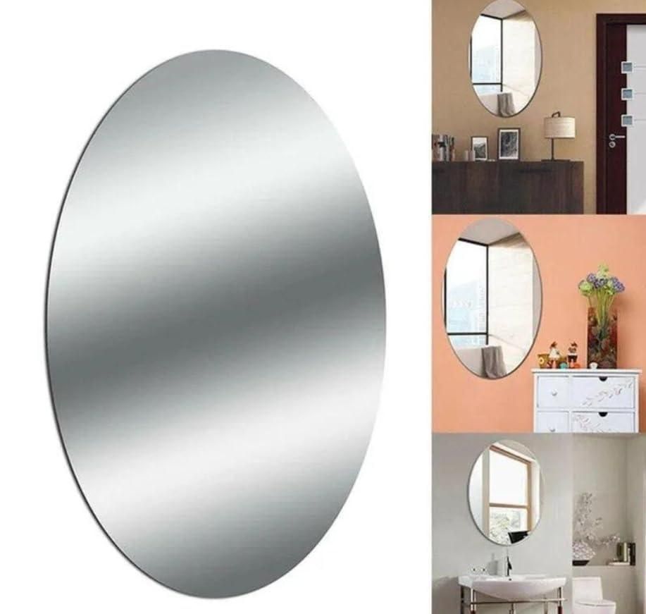 Combo of Oval & Square Shape Mirrors – Stylish Pack of 2 for Home & Vanity | NISHU Superstores
