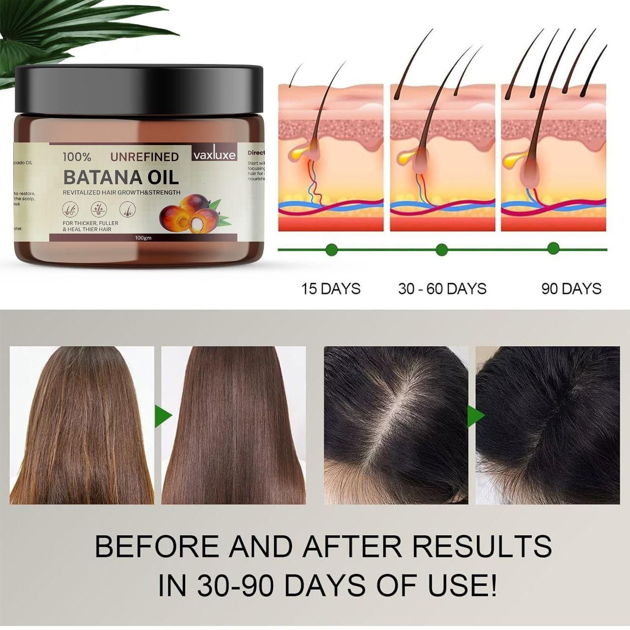 Vaxluxe Bataan Oil – Revitalized Hair Growth & Strength, 100g | NISHU Superstores