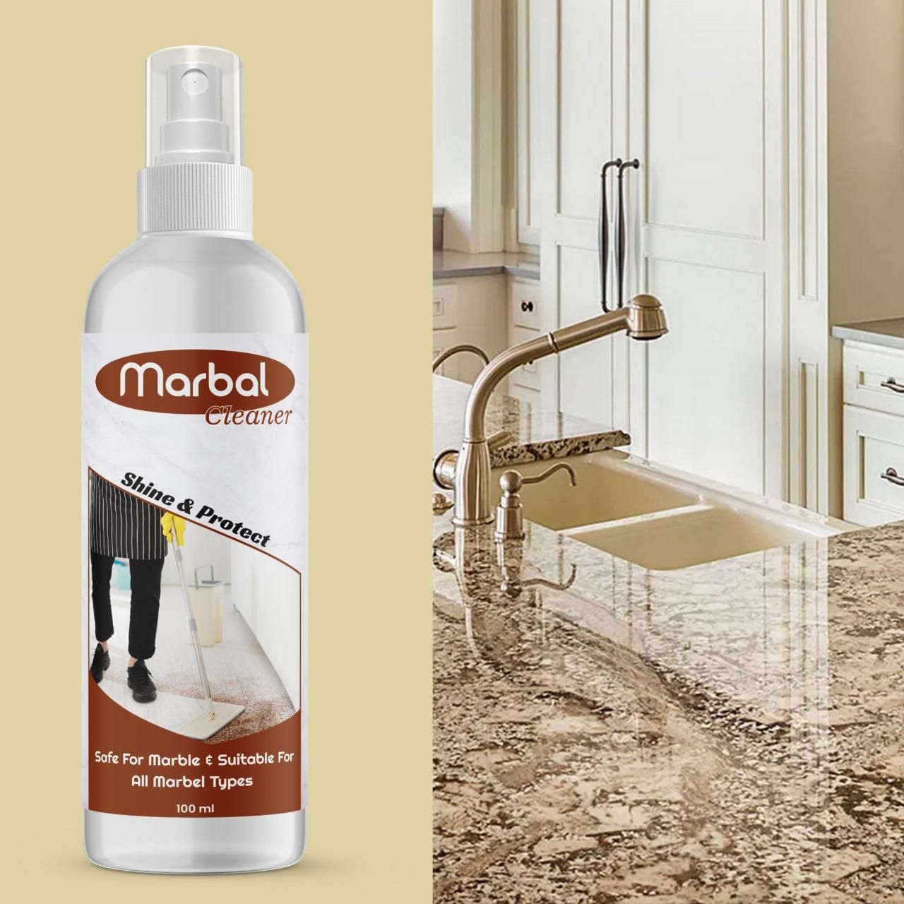 Marble Cleaner 200 ml (Pack of 2) – Stain Remover & Shine Restorer | NISHU Superstores