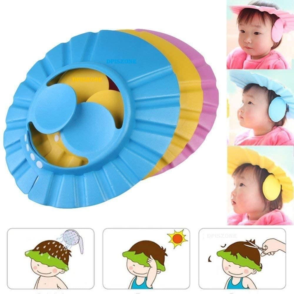 Baby Adjustable Bathing Shower Cap (Pack of 2) – Soft & Safe for Infants | NISHU Superstores