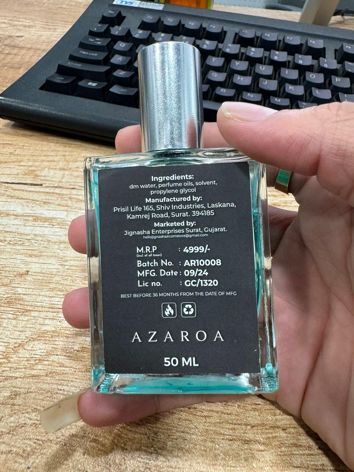 Azaroa The Most Wanted Perfume 50ML (Pack of 2) – Bold & Sensual Fragrance | NISHU Superstores