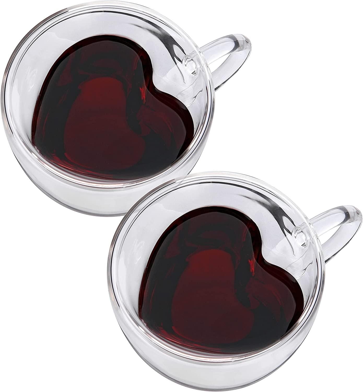 High Borosilicate Heart Shape Double Wall Glass (Pack of 1) – Elegant Coffee & Tea Cup | NISHU SuperstoresHigh Borosilicate Heart Shape Double Wall Glass (Pack of 1) – Elegant Coffee & Tea Cup | NISHU Superstores