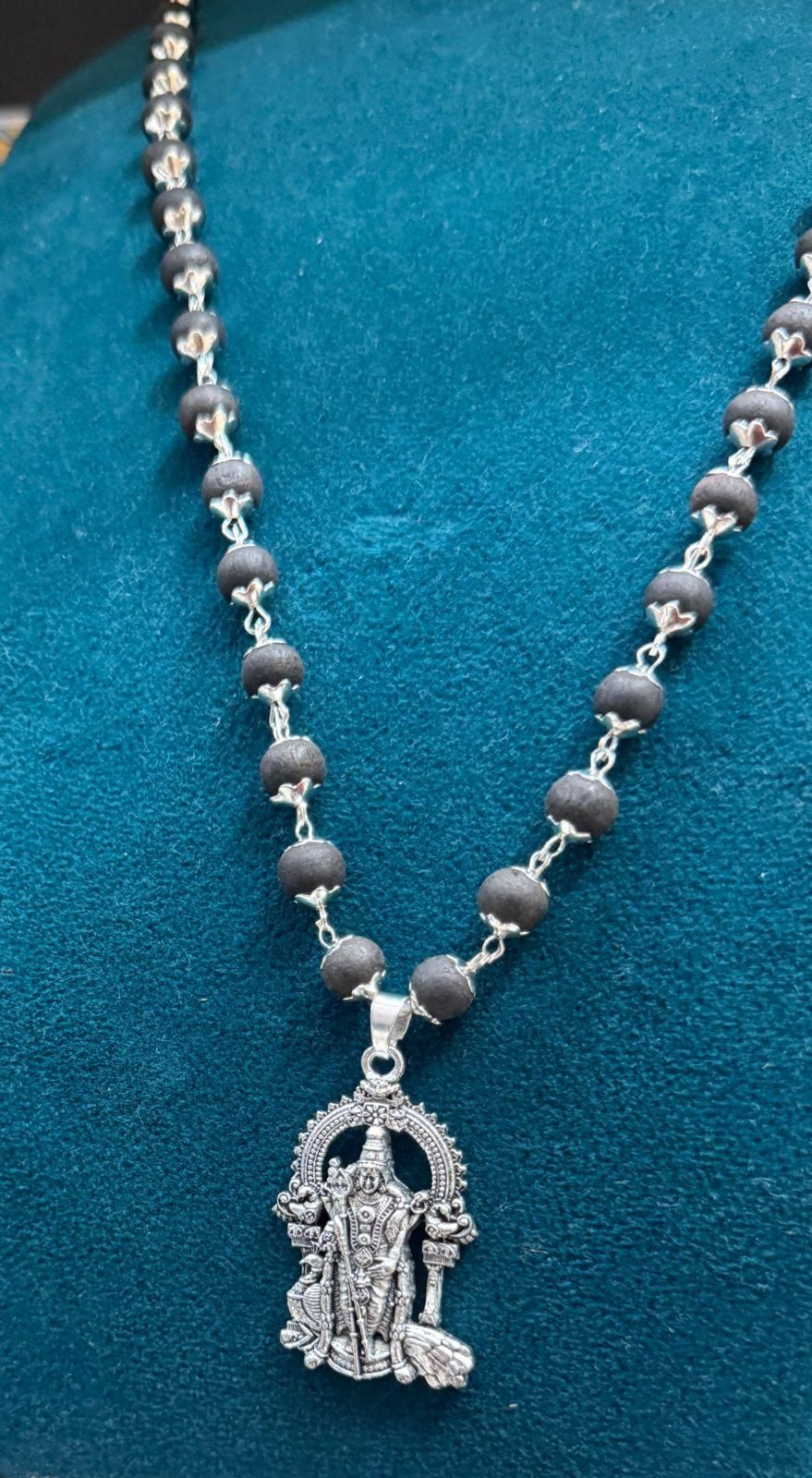 Karungali Mala with Murugan Locket | NISHU Superstores