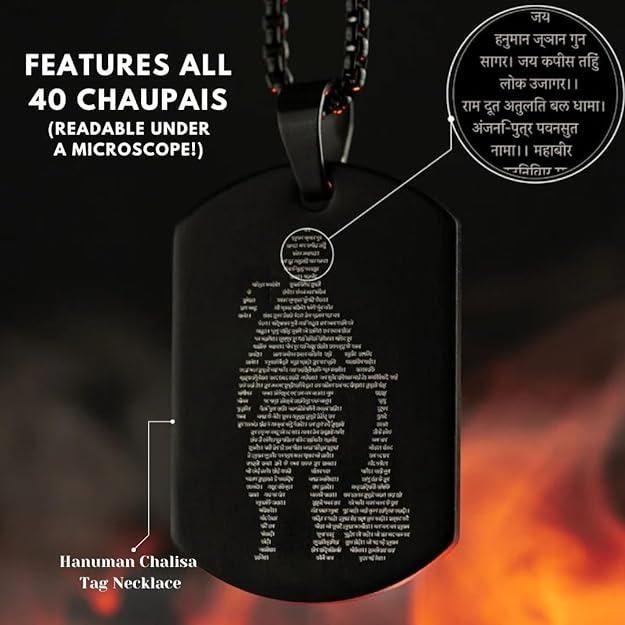 Hanuman Chalisa Pendant with Chain | NISHU Superstores