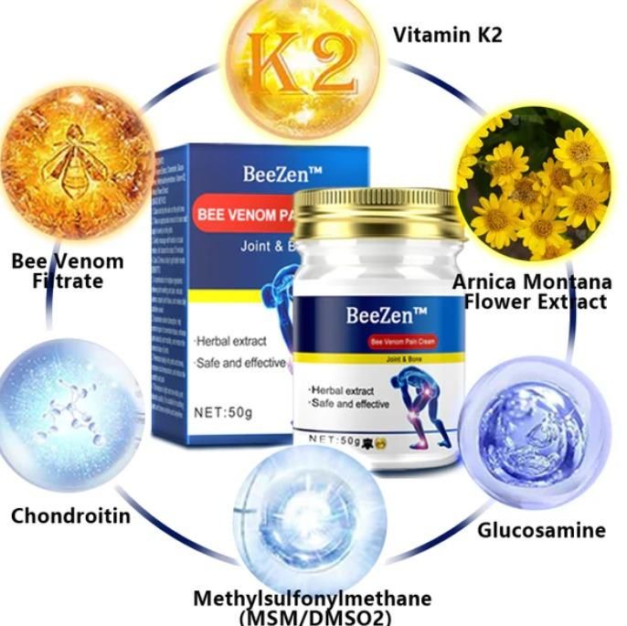 BeeZen Bee Venom Joint & Bone Therapy Cream (50gm, Pack of 2) – Advanced Pain Relief | NISHU Superstores