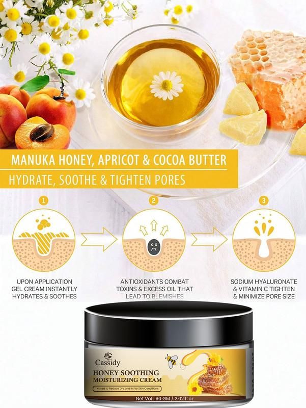 CASSIDY Honey Soothing Moisturizing Cream 60gm – Hydrate & Nourish Skin Naturally | NISHU Superstores