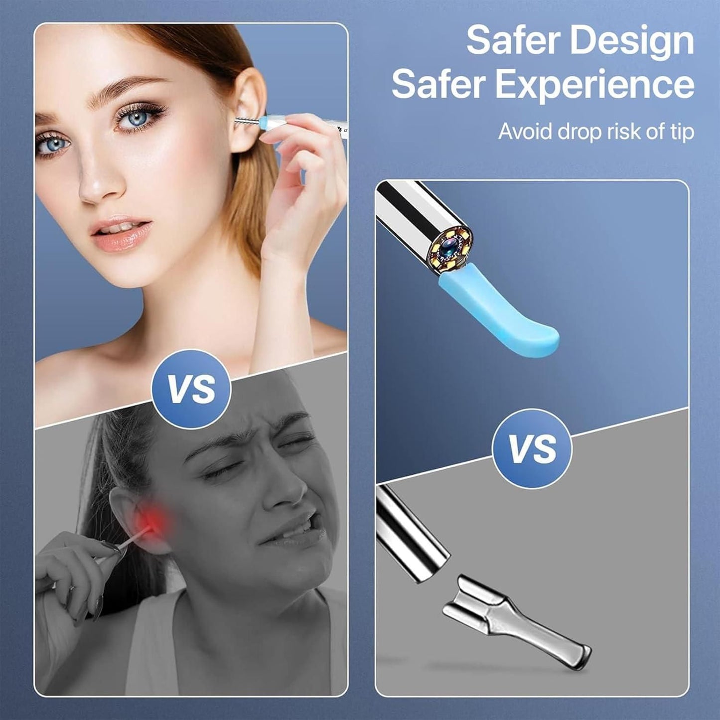 Smart Visual Ear Wax Cleaner with Camera | Safe & Easy Ear Cleaning | NISHU Superstores