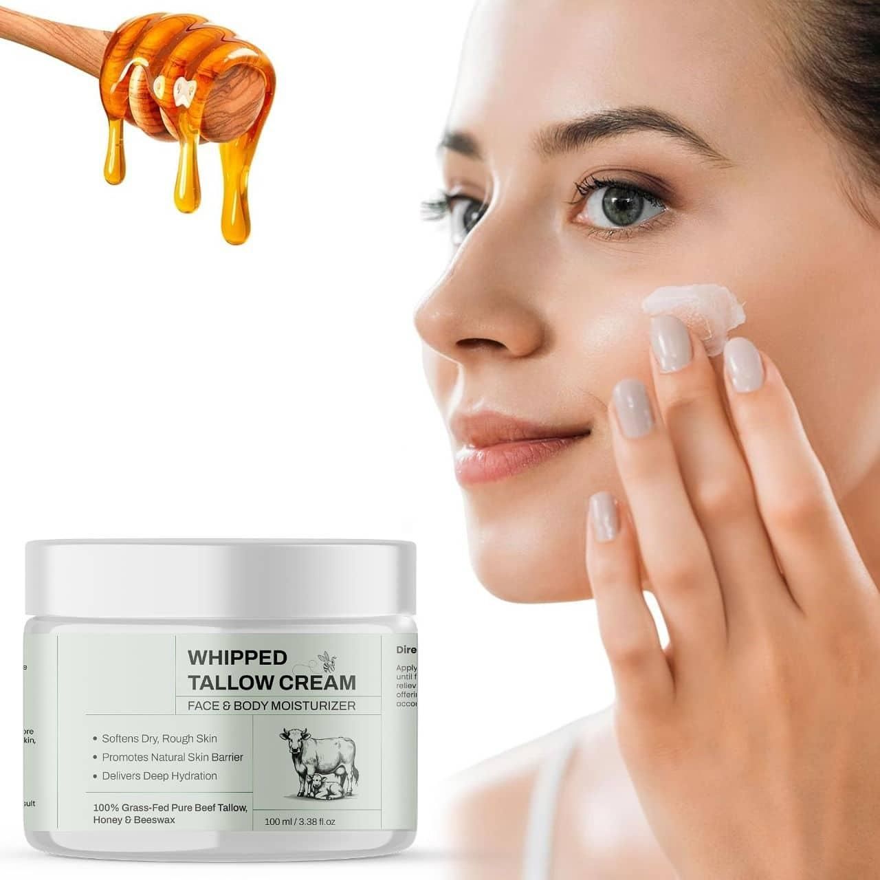 Whipped Tallow Cream 100ml | Natural Moisturizing & Skin Repair Cream | NISHU Superstores