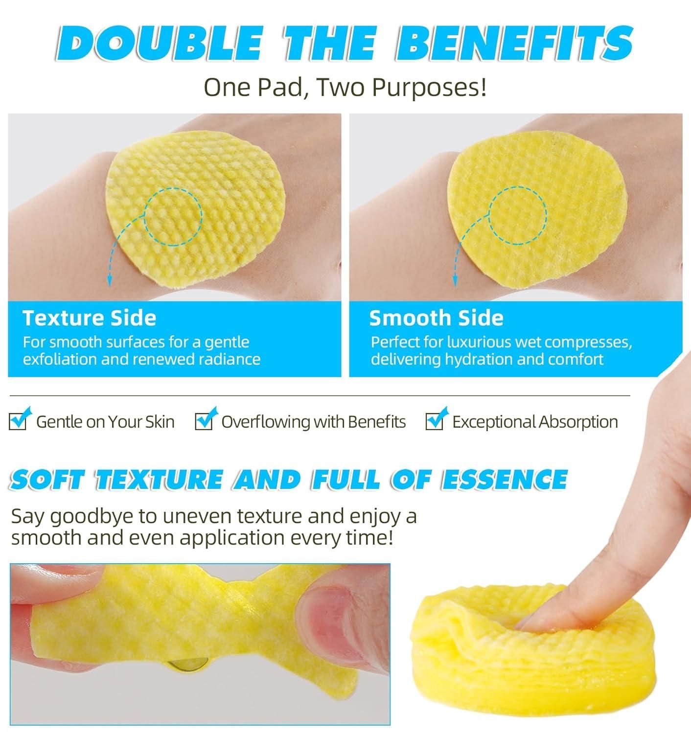 Turmeric Kojic Acid Cleansing Pads – Brightening & Exfoliating Skincare | NISHU Superstores