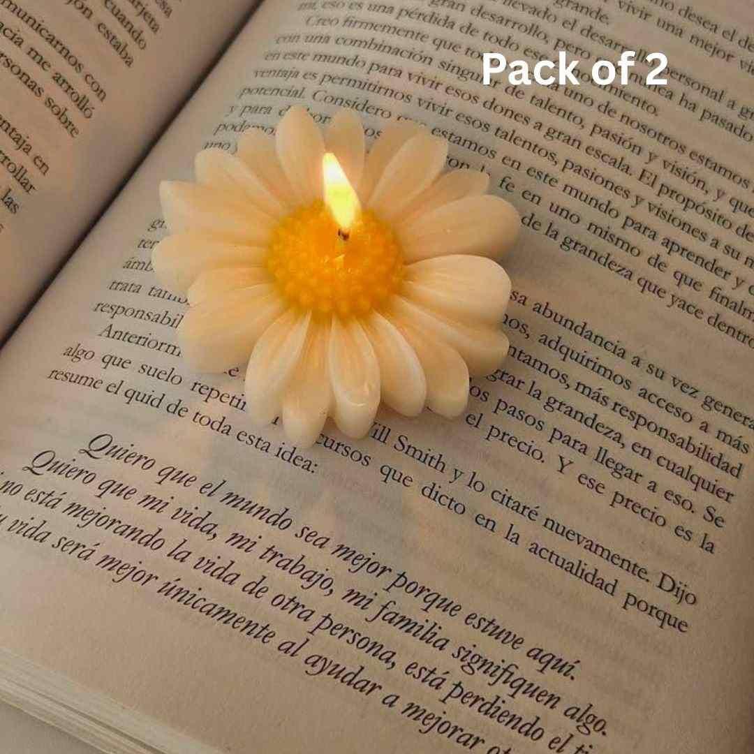 Sunflower Scented Candle (Pack of 2) – Fragrant Home Décor | NISHU Superstores