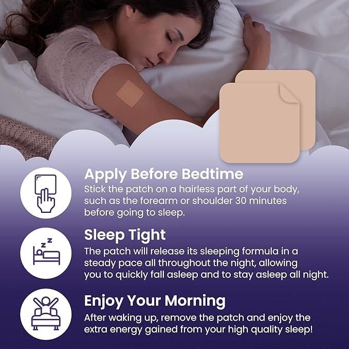 10 Sleep Patches – Natural Aid for Restful Sleep | NISHU Superstores