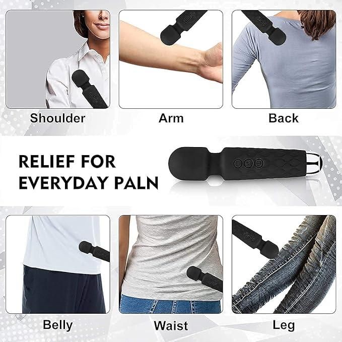 Rechargeable Full Body Wand Massager – Powerful & Portable Relief Tool | NISHU Superstores