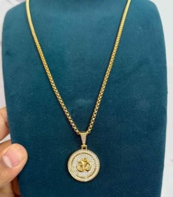 Om Symbol Pendant with Chain – Spiritual & Stylish Jewelry | NISHU Superstores