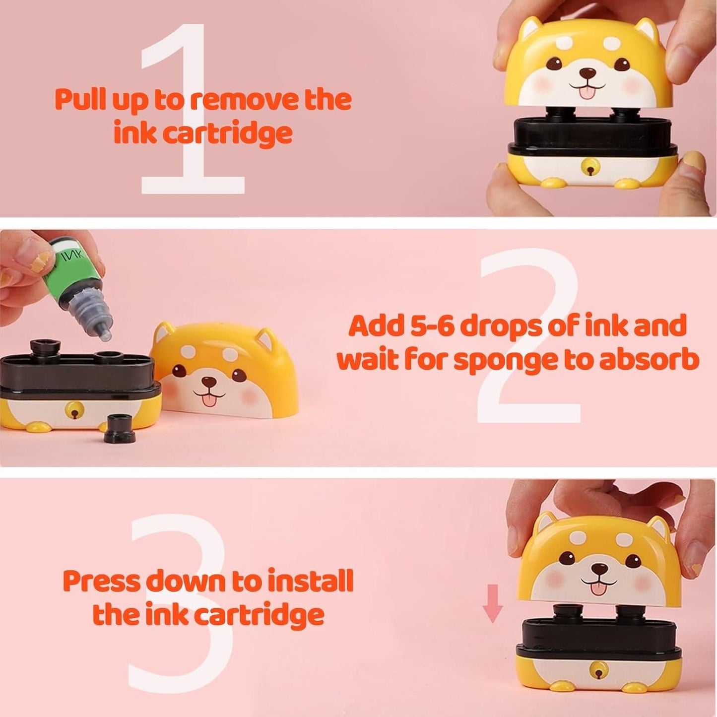 Cute Animal Design Name Stamp Kit – Personalized Kids Clothing & School Supplies | NISHU Superstores