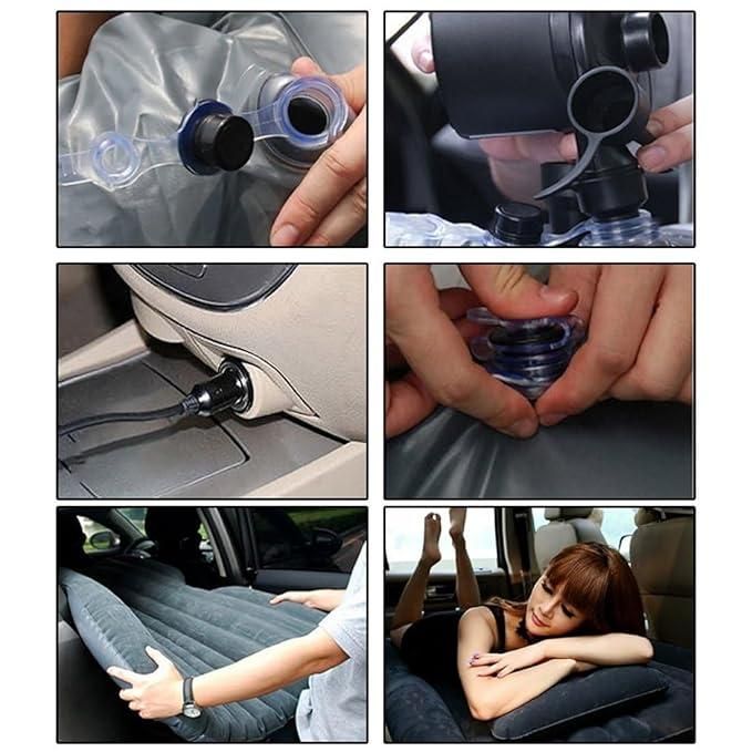 Car Travel Bed Mattress with 2 Air Pillows – Portable Inflatable Backseat Bed | NISHU Superstores