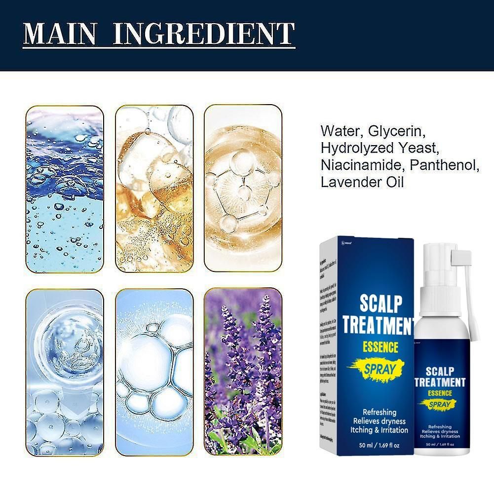 Scalp Treatment Essence Spray 50ML (Pack of 2) – Nourish & Strengthen Hair Roots | NISHU Superstores