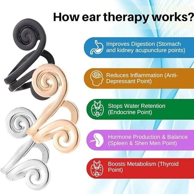 Acupressure Slimming Earrings (2 Pcs) – Magnetic Weight Loss Support | NISHU Superstores