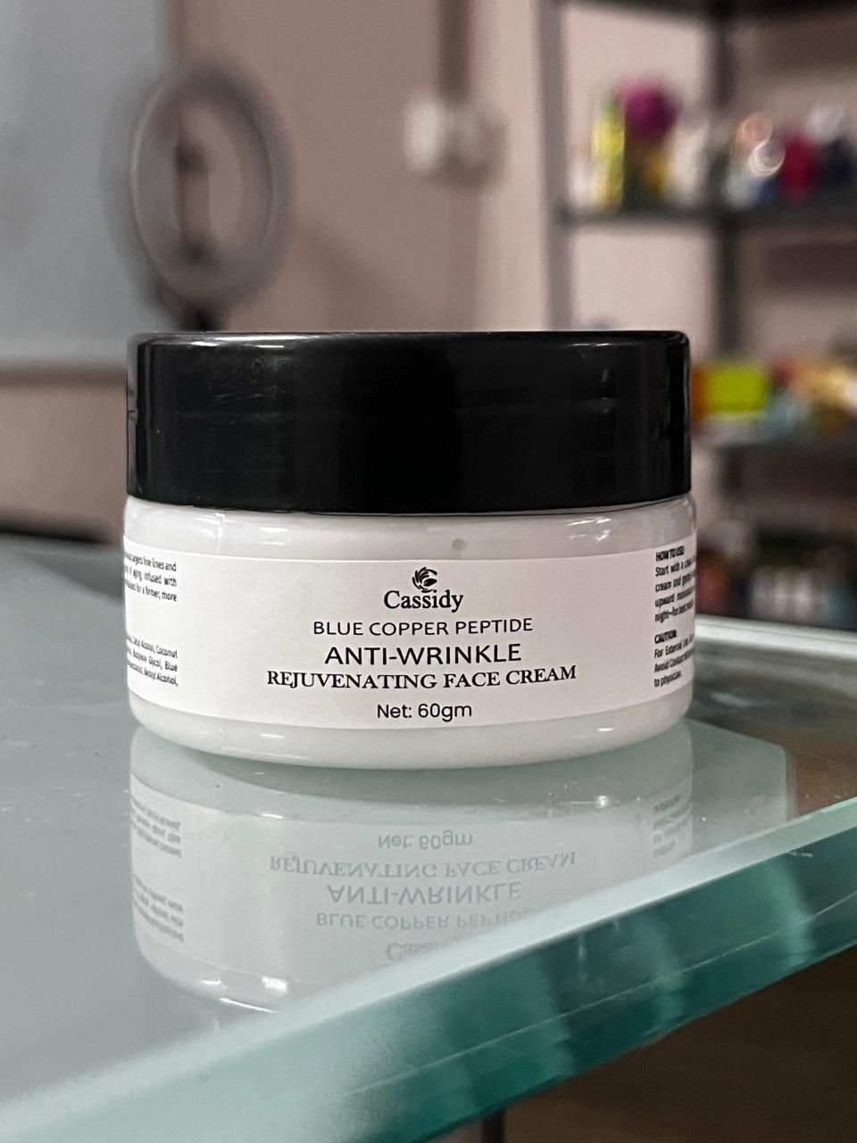 CASSIDY Blue Copper Anti-Wrinkle Face Cream 60g – Rejuvenating & Firming Skincare | NISHU Superstores