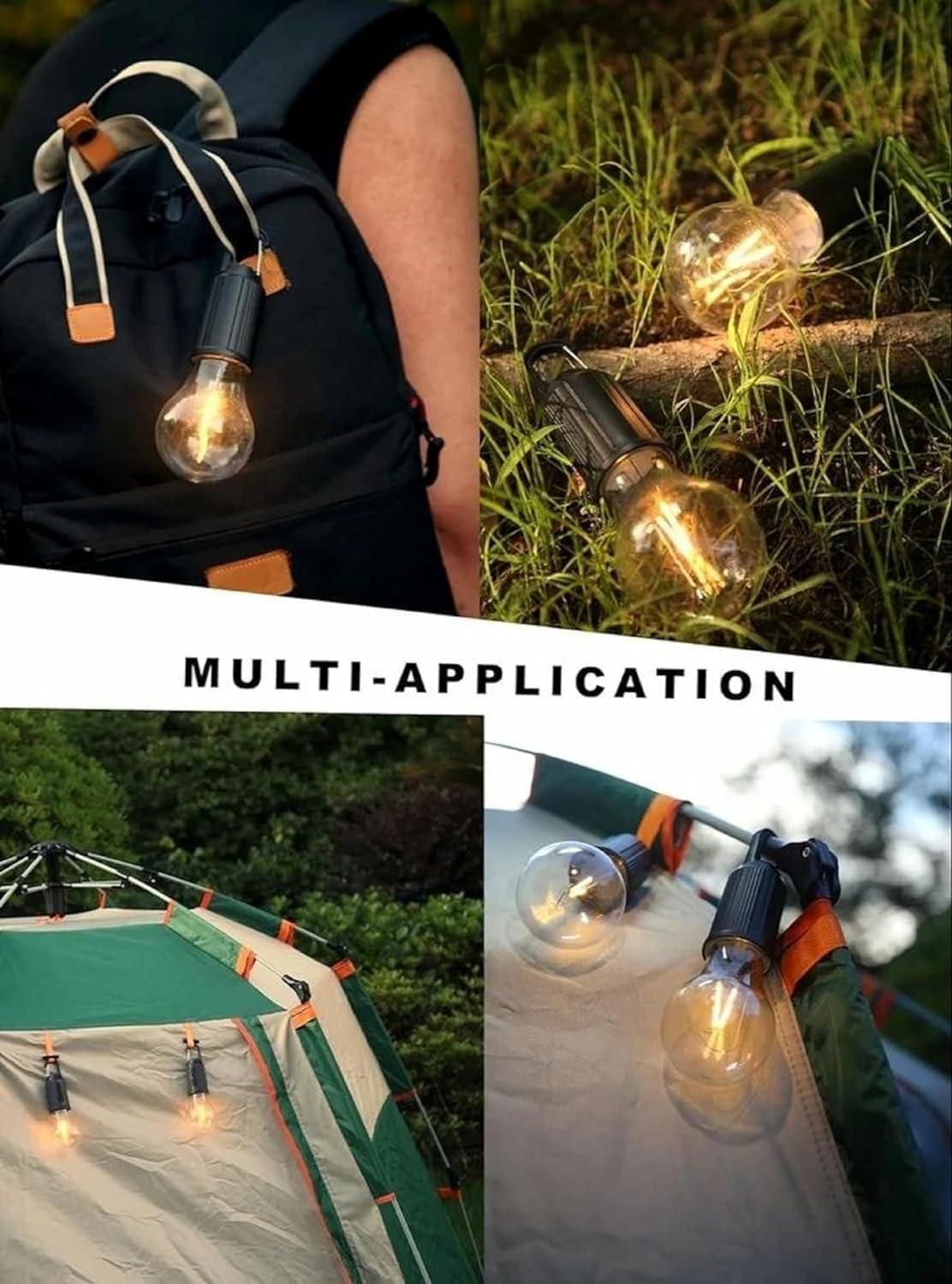 3 Mode Decorative Hanging Tent Bulb Lamp for Camping – Pack of 1 | NISHU Superstores