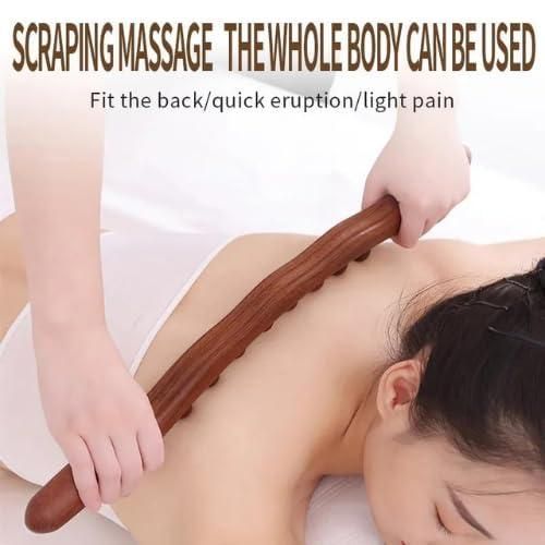 Wooden Massage Stick – Full Body Relaxation & Pain Relief Tool | NISHU Superstores