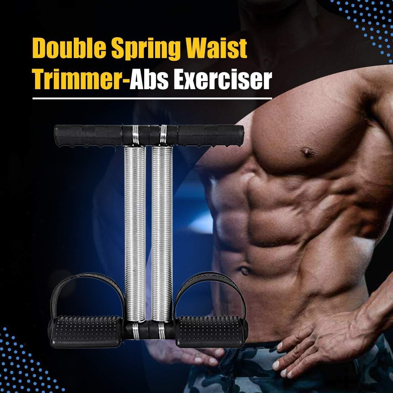 Double Spring Tummy Trimmer Ab Exerciser for Home Workout | NISHU Superstores