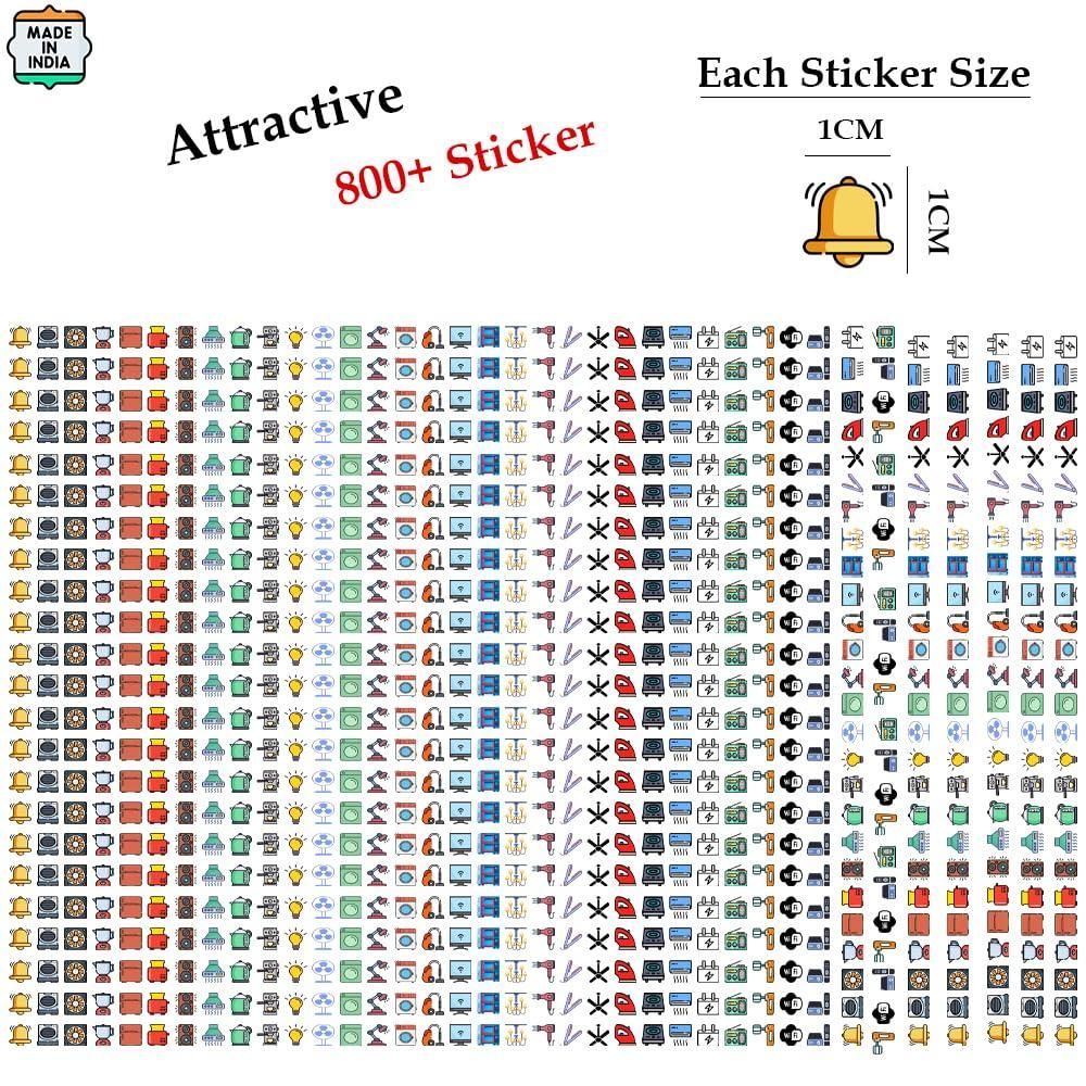 3D Premium Switch Stickers (Set of 149) – Decorative & Waterproof | NISHU Superstores