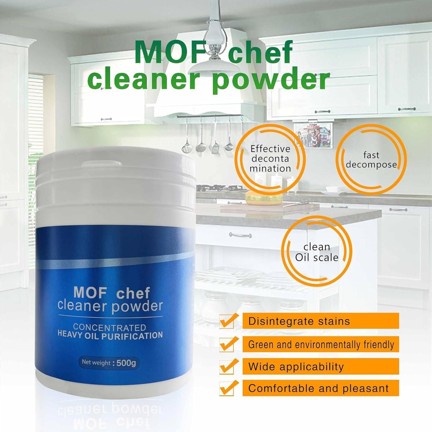 Mof Chef Protective Kitchen Powder – Grease & Odor Shield for Cooking | NISHU Superstores