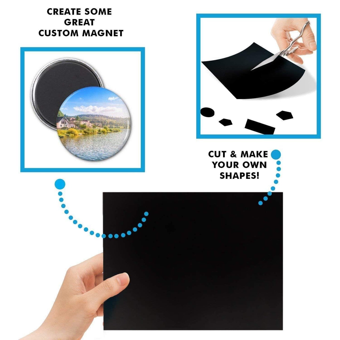 Life Kraft's Magnetic Adhesive Sheets – DIY Craft & Organizer Magnet Sheets | NISHU Superstores