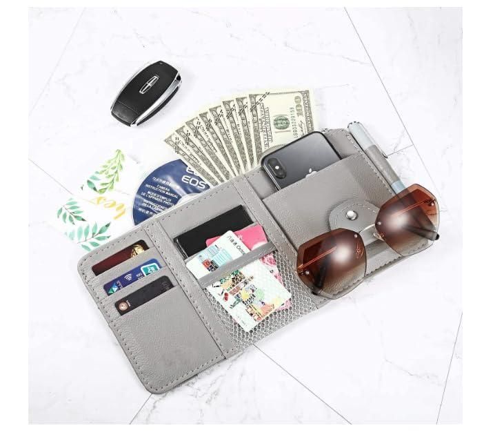 Car Styling Visor Organizer – Auto Sun Visor Storage Pouch for Cards, Pens & Essentials | NISHU Superstores